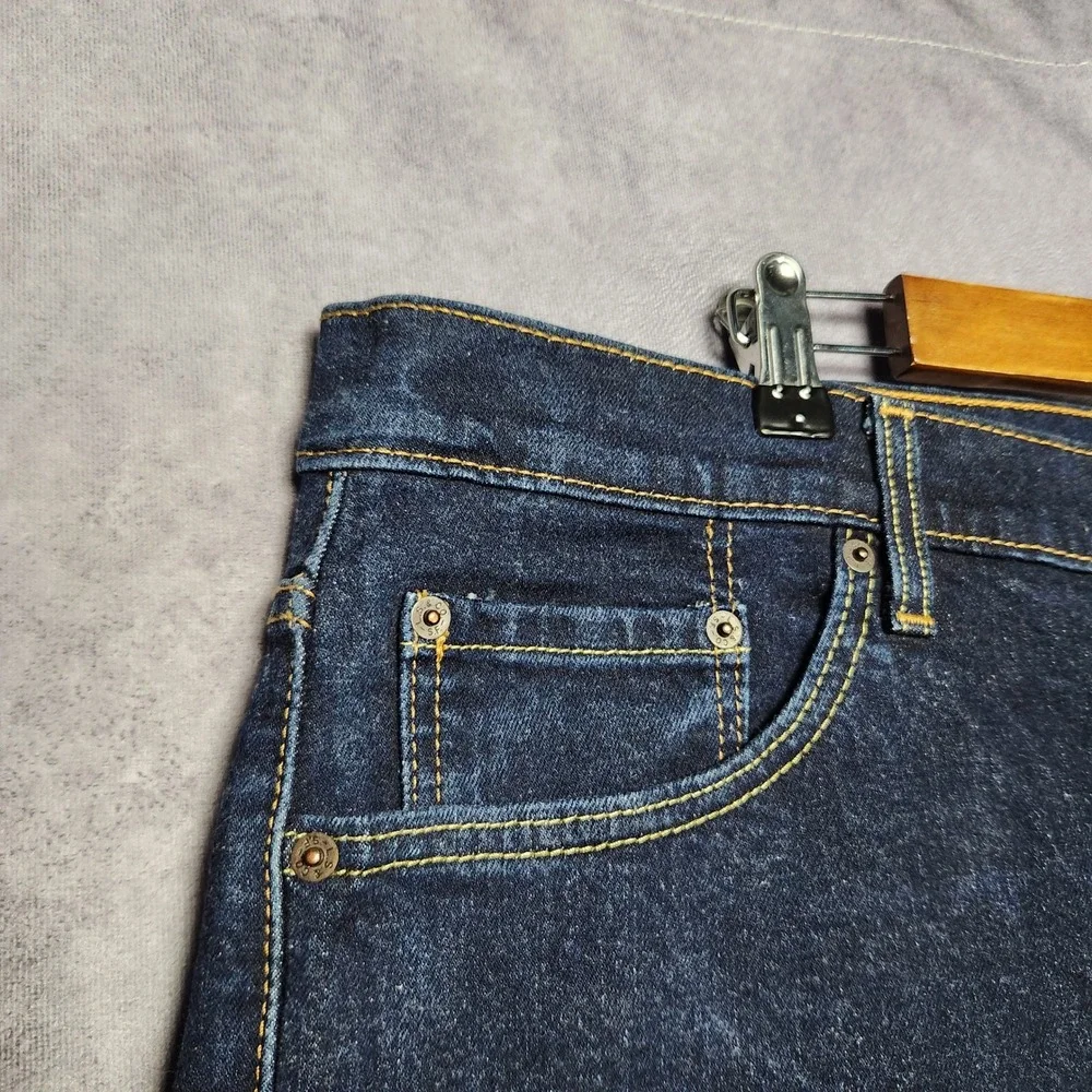 Levis 550 Mens Relaxed Fit‎ Dark Wash Tapered Leg Blue Jeans 42 to 44x32 Pants